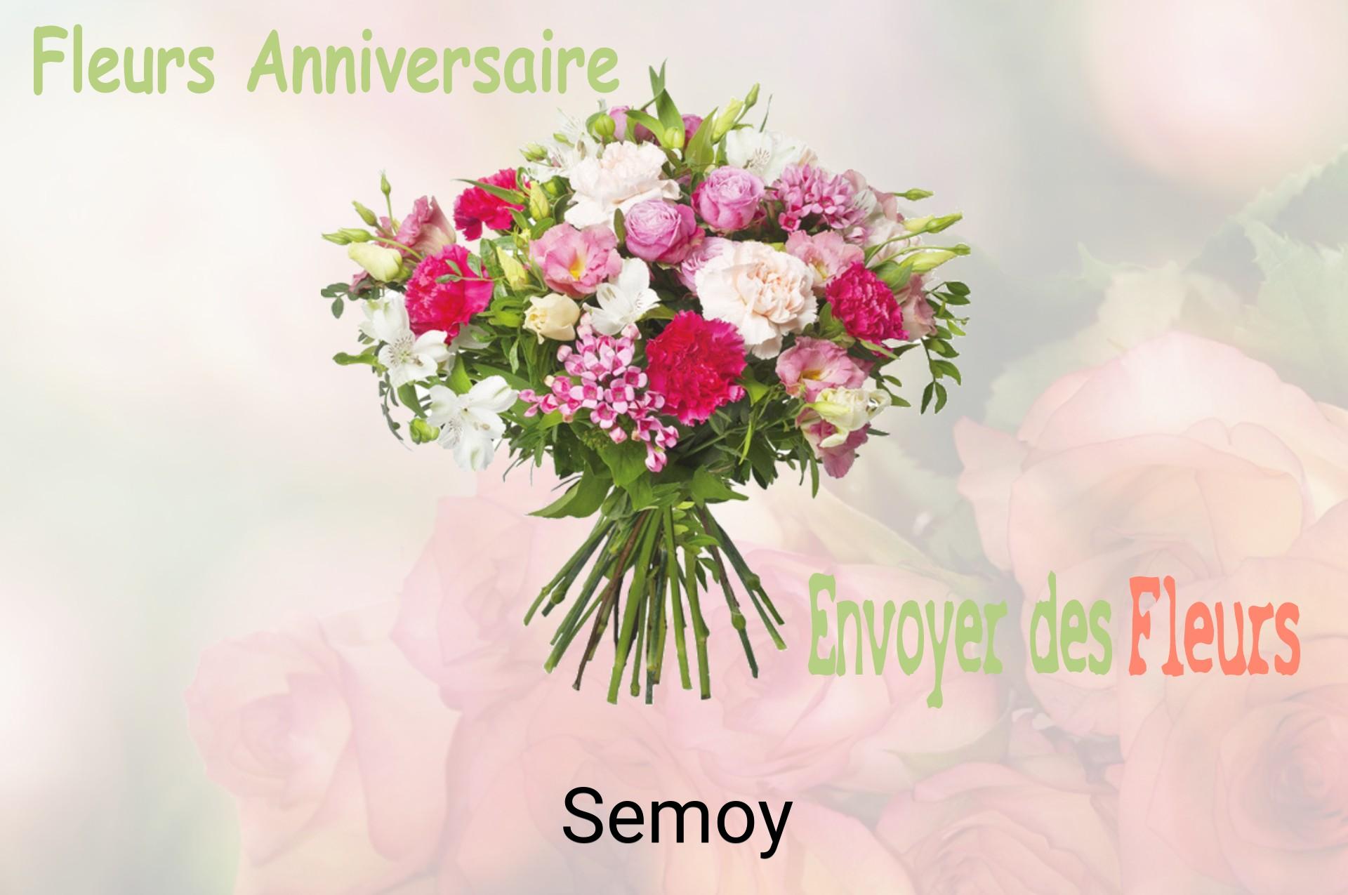 Bouquet de fleurs d’anniversaire livré à Semoy