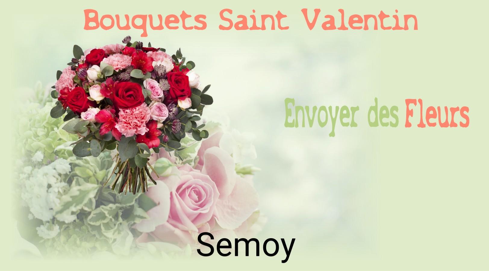 Roses de Saint-Valentin livrées à Semoy